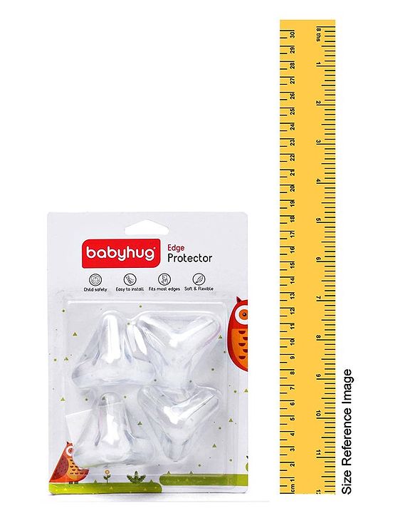 Babyhug Corner Edge Protector Pack Of 4 - White