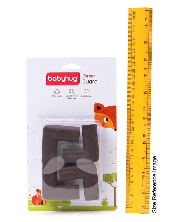 Babyhug Corner Edge Protector Pack Of 4 - Brown