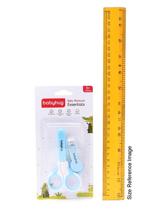 Babyhug Scissors & Nail Clipper Set - Sky Blue