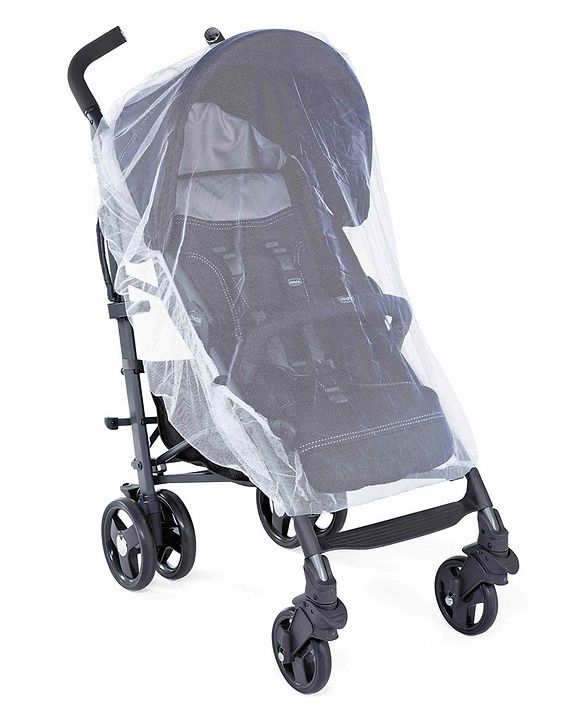 Babyhug Stroller Mosquito Net - White