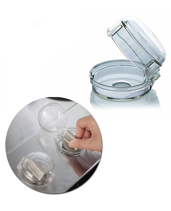 Babyhug Stove Or Oven Knob Cover - White