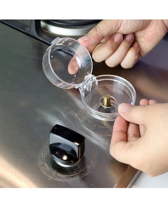 Babyhug Stove Or Oven Knob Cover - White