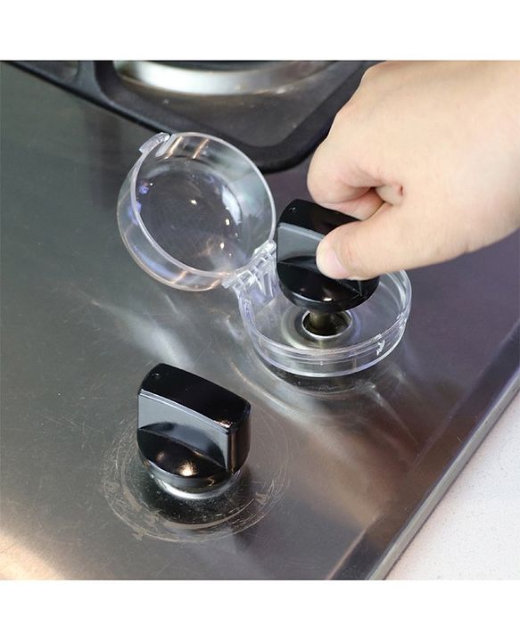 Babyhug Stove Or Oven Knob Cover - White