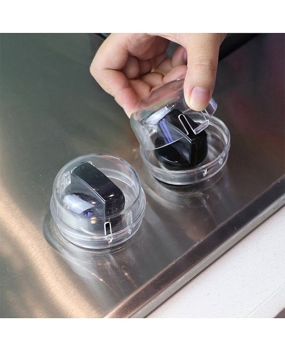 Babyhug Stove Or Oven Knob Cover - White