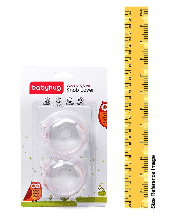 Babyhug Stove Or Oven Knob Cover - White