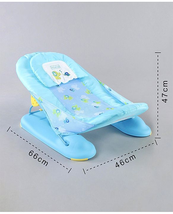 Babyhug Deluxe XL Baby Bather Animal Print - Blue