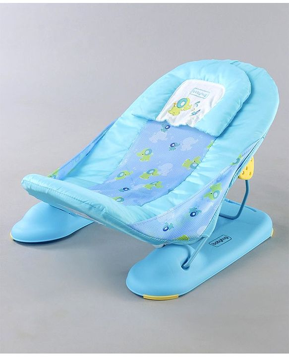 Babyhug Deluxe XL Baby Bather Animal Print - Blue