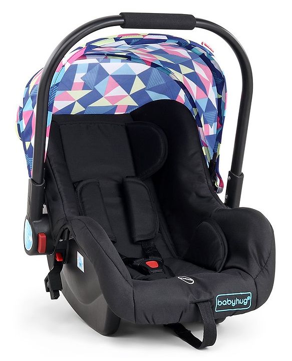 Babyhug Opera Travel System - Black Pink Blue