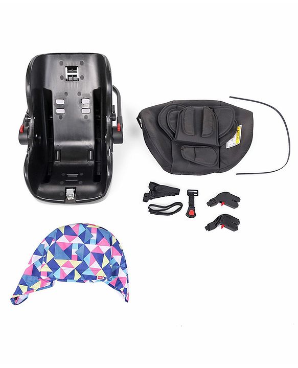 Babyhug Opera Travel System - Black Pink Blue