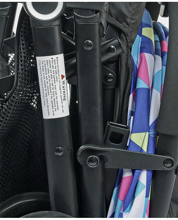 Babyhug Opera Travel System - Black Pink Blue