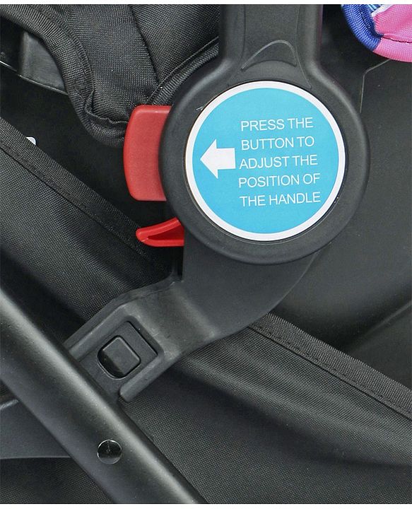 Babyhug Opera Travel System - Black Pink Blue