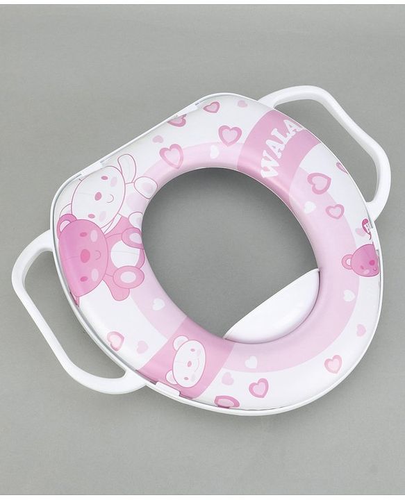 Babyhug Baby Potty Seat Heart print - Pink