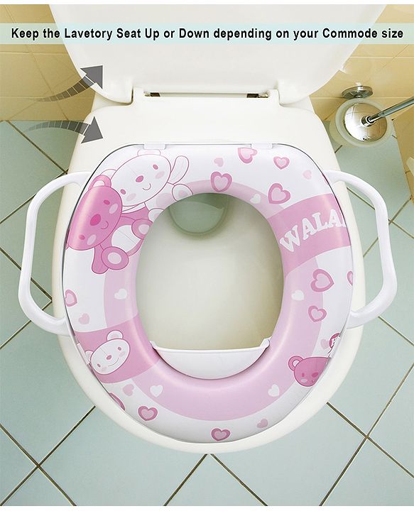 Babyhug Baby Potty Seat Heart print - Pink