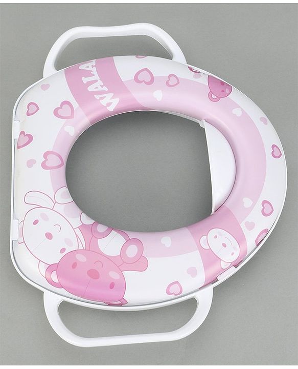 Babyhug Baby Potty Seat Heart print - Pink