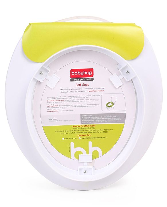 Babyhug Baby Potty Seat Ocean Print - White Blue