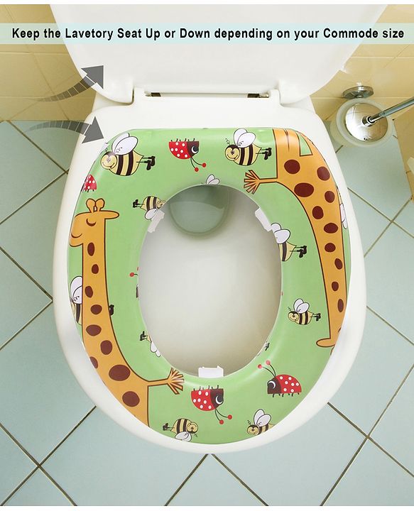 Babyhug Baby Potty Seat Animal Print - Green