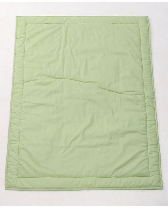 Babyhug Premium Cotton Crib Bedding Set Jungle Theme Small Pack of 6 - Multicolor (Cot not Included)