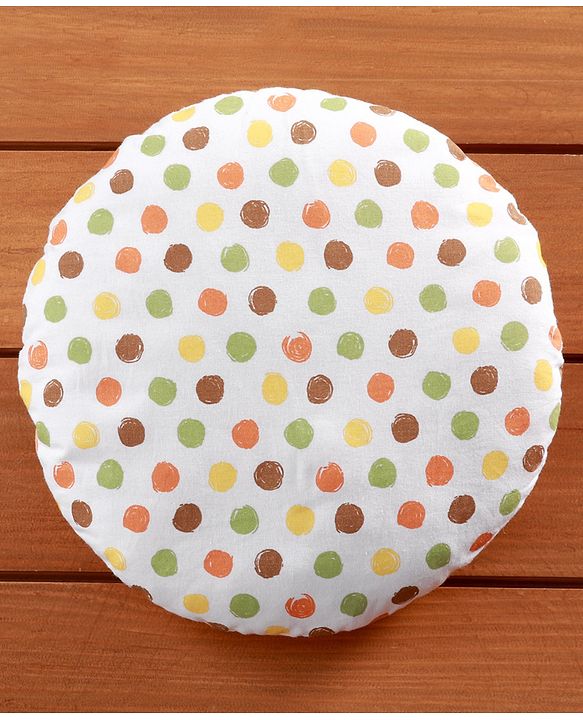 Babyhug Premium Cotton Gadda Set With Mosquito Net Jungle Theme - Multicolor