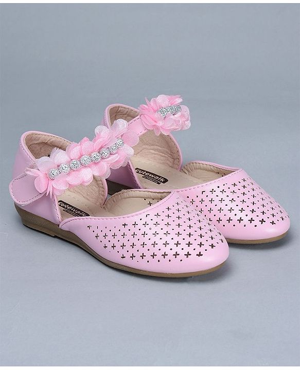 Cute Walk by Babyhug Bellies With Studded Beads - Pink