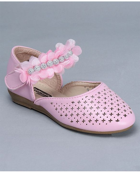 Cute Walk by Babyhug Bellies With Studded Beads - Pink