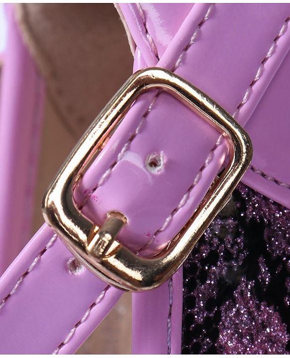 Cute Walk by Babyhug Party Wear Embellished Bellies - Pink