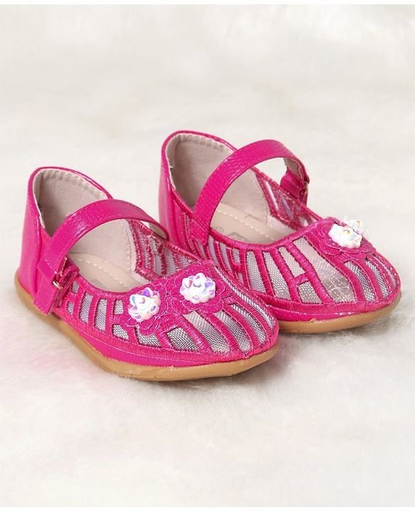 Cute Walk by Babyhug Embellished Bellies - Dark Pink