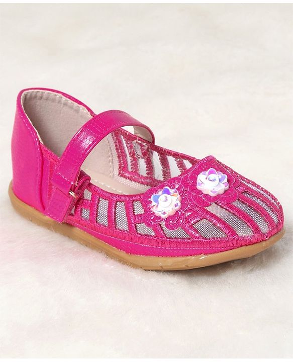 Cute Walk by Babyhug Embellished Bellies - Dark Pink