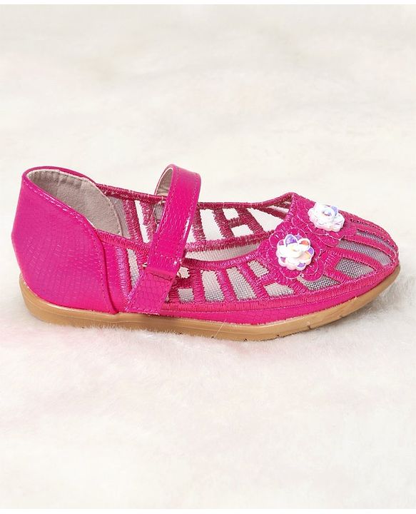Cute Walk by Babyhug Embellished Bellies - Dark Pink