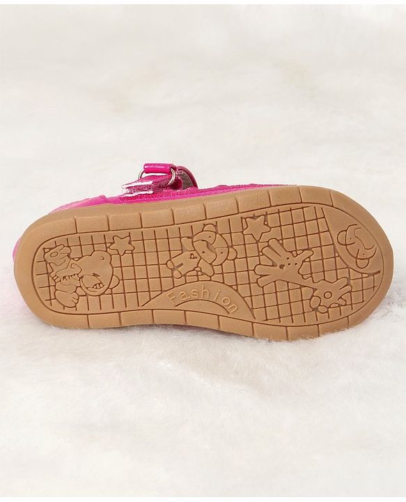 Cute Walk by Babyhug Embellished Bellies - Dark Pink