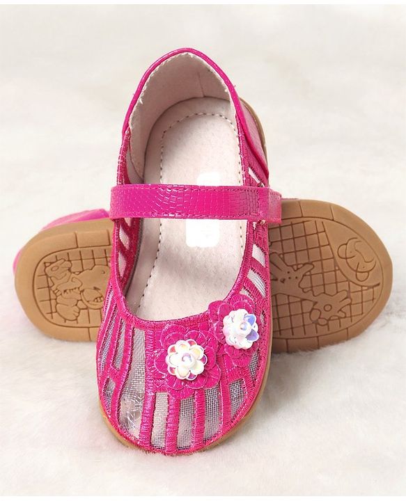 Cute Walk by Babyhug Embellished Bellies - Dark Pink