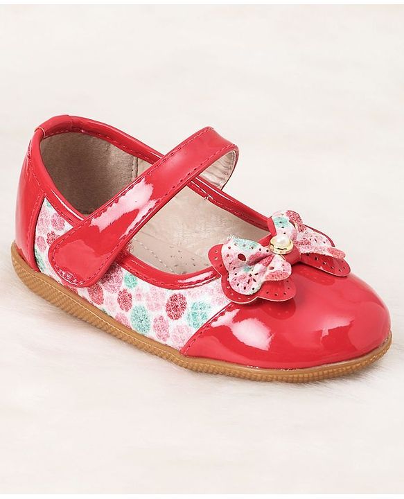 Cute Walk by Babyhug Bellies Bow With Motif - Red