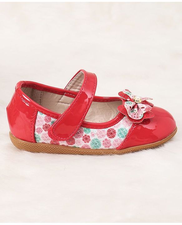 Cute Walk by Babyhug Bellies Bow With Motif - Red