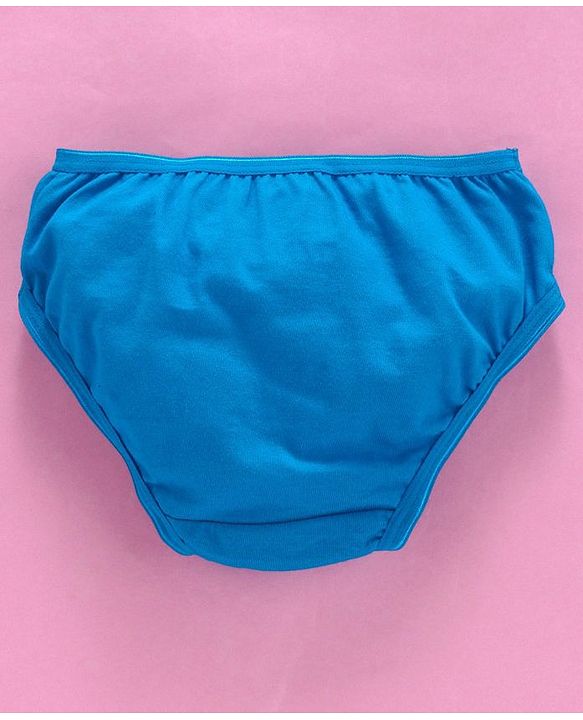 Babyhug Cotton Panties Floral Print Pack Of 2 - Teal