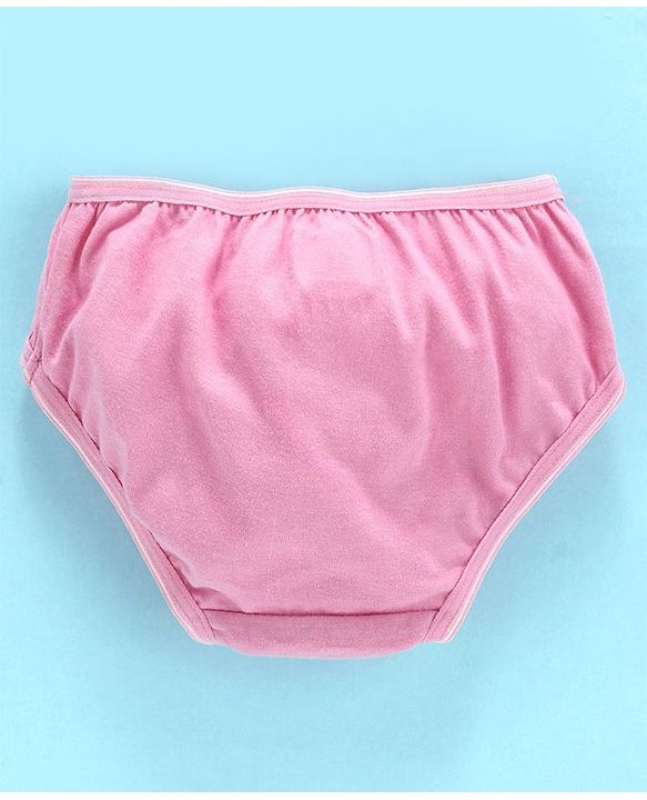 Babyhug Cotton Panties Floral Print Pack Of 2 - Pink - 12-18M Pink