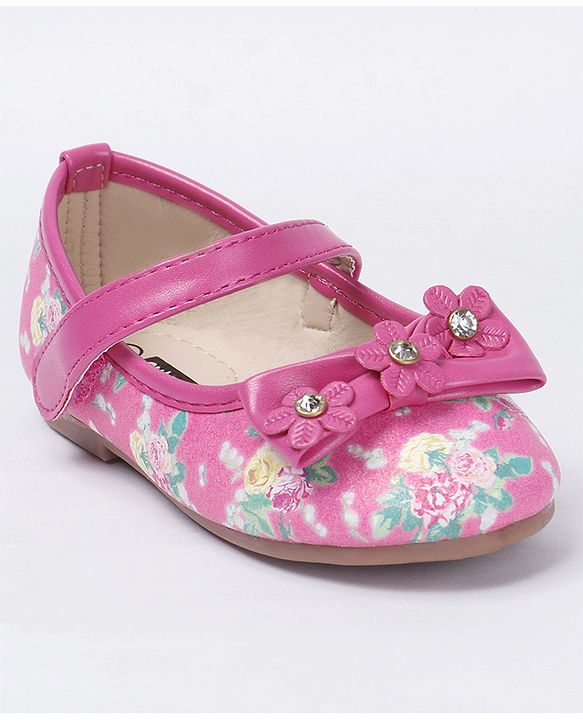 Cute Walk by Babyhug Bellies Floral & Bow Motif - Pink