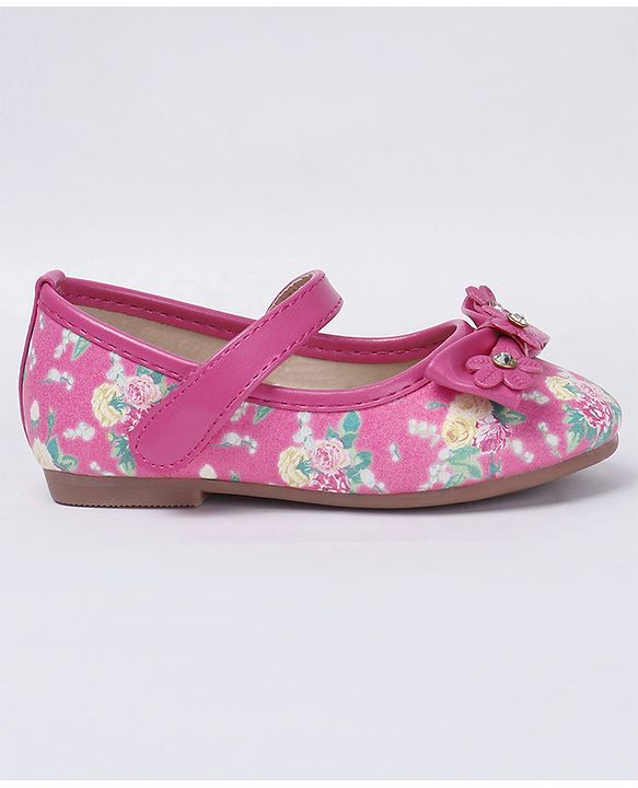 Cute Walk by Babyhug Bellies Floral & Bow Motif - Pink