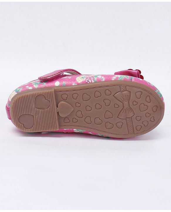 Cute Walk by Babyhug Bellies Floral & Bow Motif - Pink