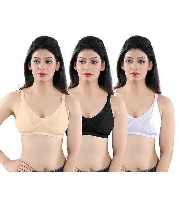 Pack of 3 Seamless Nursing Bra