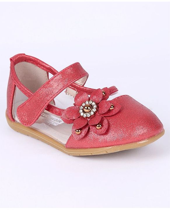Cute Walk by Babyhug Bellies Floral Motif - Red
