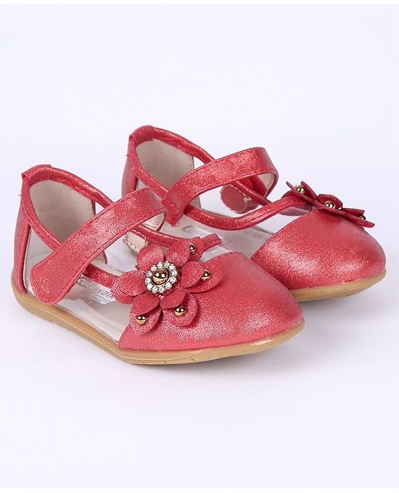 Cute Walk by Babyhug Bellies Floral Motif - Red