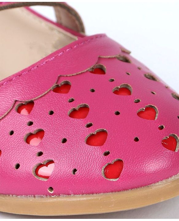 Cute Walk by Babyhug Bellies Heart Design - Dark Pink