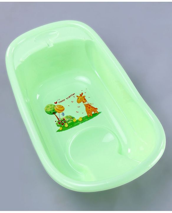 Babyhug Medium Size Bath Tub (Print May Vary) - Green