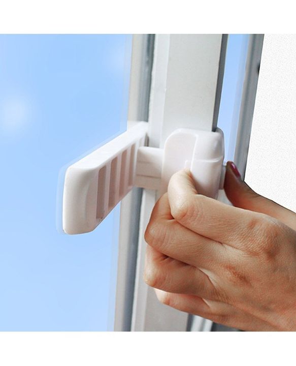 Babyhug Mirror Slide Lock - White