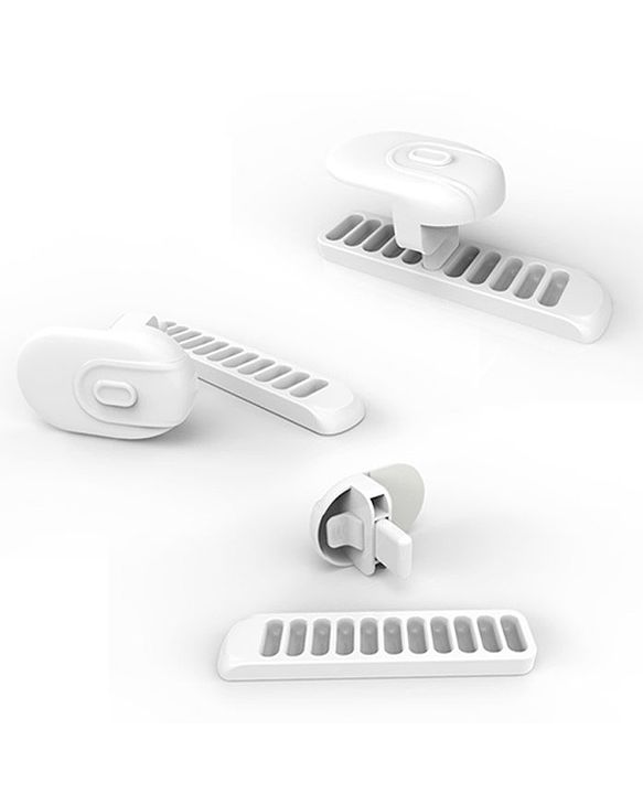 Babyhug Mirror Slide Lock - White