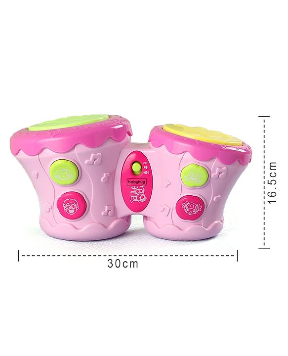 Babyhug Bongo Drum  - Pink