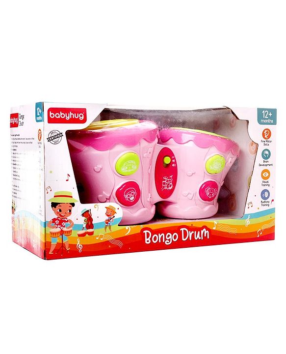 Babyhug Bongo Drum  - Pink