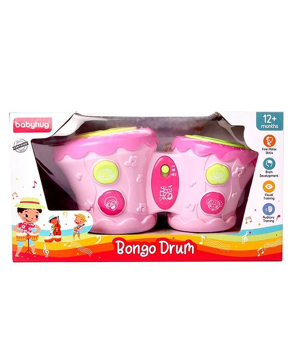 Babyhug Bongo Drum  - Pink