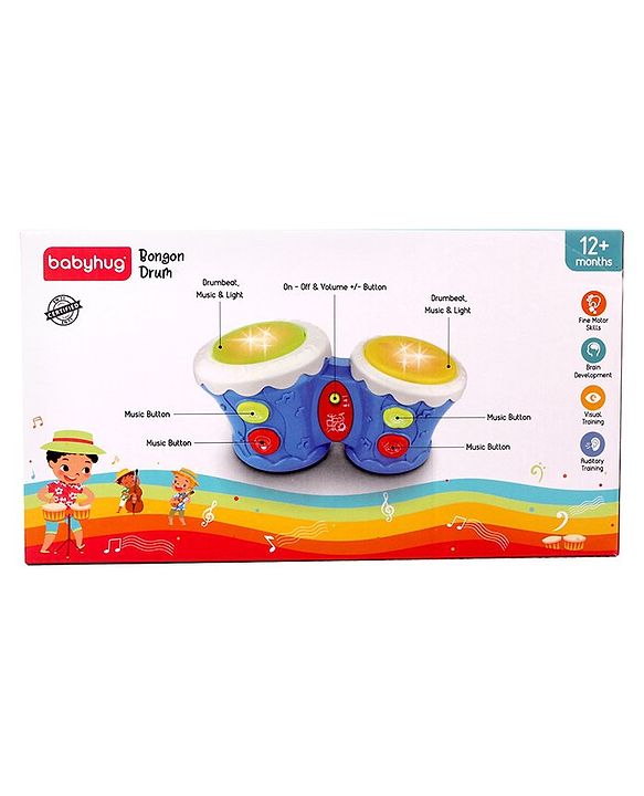 Babyhug Bongo Drum  - Pink