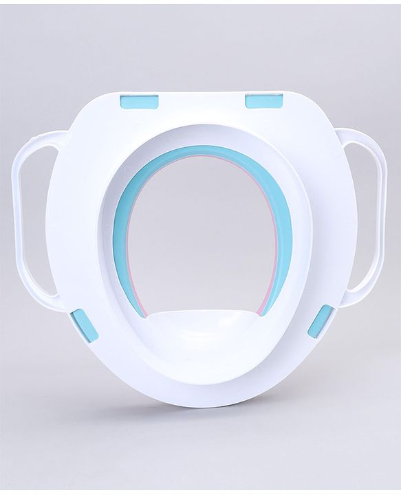 Babyhug Soft Potty Seat With Handle Flamingo Print - Pink