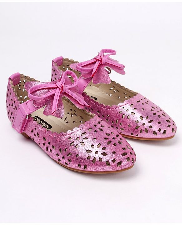 Cute Walk by Babyhug Bellies Bow Applique - Pink - EU 25 Pink